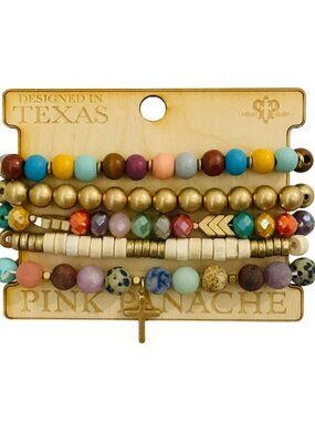 Petite Cross Bracelet Stack